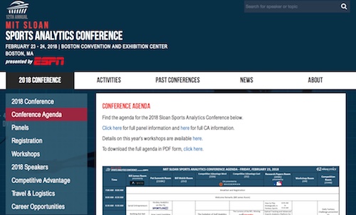 MIT Sloan Sports Analytics Conference